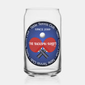 卓球ピンポン飲み物用品ビール ガラス缶 (裏面)