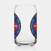 卓球ピンポン飲み物用品ビール ガラス缶 (左)