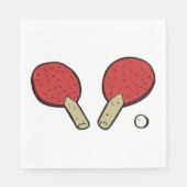 卓球ピンポン スタンダードランチョンナプキン (正面)