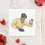 卓球プレーヤー紙ナプキンス スタンダードランチョンナプキン (インサイチュ)