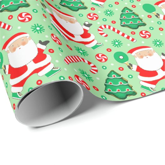 卓球ホリデーギフトラッピング紙 ラッピングペーパー (ロールコーナー)