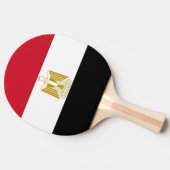 卓球ラケットとエジプト国旗 卓球ラケット (横)