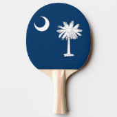 卓球ラケットとサウスカロライナ州旗 卓球ラケット (裏面)