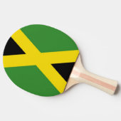 卓球ラケットとジャマイカ国旗 卓球ラケット (横)