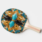 卓球ラケットとバハマカラー 卓球ラケット (横)