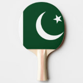 卓球ラケットとパキスタン国旗 卓球ラケット (裏面)