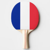 卓球ラケットとフランス国旗 卓球ラケット (裏面)