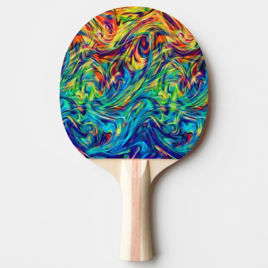 卓球ラケットの液体色 卓球ラケット (正面)