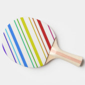 卓球ラケットカラフルストライプ 卓球ラケット (横)
