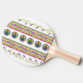 卓球ラケットカラフルフローラ 卓球ラケット (横)