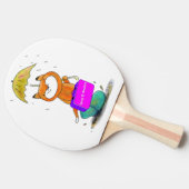 卓球ラケットネコ猫のスペイとニューター 卓球ラケット (横)