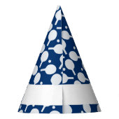 卓球ラケットパターンパーティー帽子 パーティーハット (裏面)