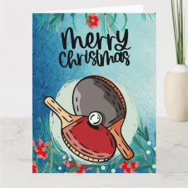 卓球ラケット挨拶 カード