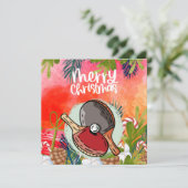 卓球ラケット挨拶 カード (スタンド正面)