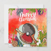 卓球ラケット挨拶 カード (正面)