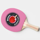 卓球ラケット-カスタム名前をピンクに追加 卓球ラケット (横)