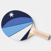 卓球ラケット（コロンビア州旗） 卓球ラケット (横)
