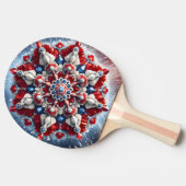 卓球ラケット(ノルウェー色) 卓球ラケット (横)