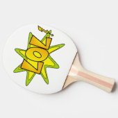 卓球ラケット。 IoI. 卓球ラケット (横)