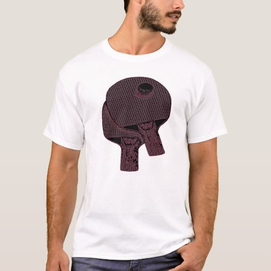 卓球ラケット Tシャツ (正面)