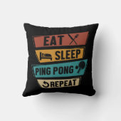 卓球ラバー食べスリープPingポンリピート クッション (裏面)