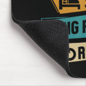 卓球ラバー食べスリープPingポンリピート マウスパッド (コーナー)