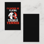 卓球中毒の卓球ポン選手 名刺 (正面/裏面)