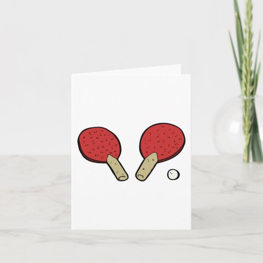 卓球卓球ポン カード (正面)