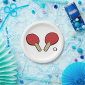 卓球卓球ポン ペーパープレート (パーティー)