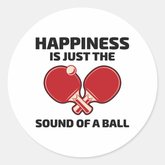 卓球卓球ラケット選手 ラウンドシール (正面)