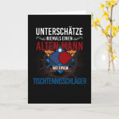 卓球卓球選手，引退者用 カード (黄色い花)