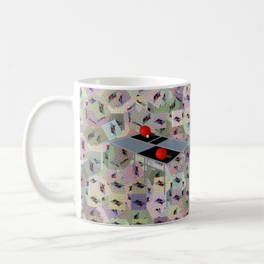 卓球台、コーヒーマグ コーヒーマグカップ (左)