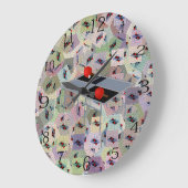 卓球台、大きな壁時計 ラージ壁時計 (傾斜)