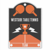 卓球大会 シール (正面)