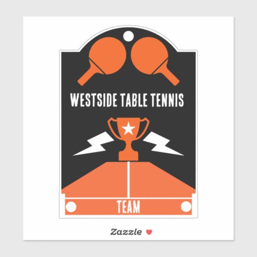 卓球大会 シール (シート)