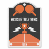 卓球大会 シール (正面)