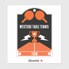 卓球大会 シール