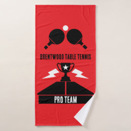 卓球大会 バスタオル