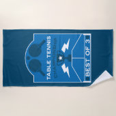 卓球大会 ビーチタオル (正面)