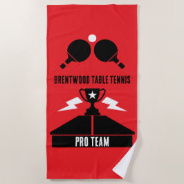 卓球大会 ビーチタオル