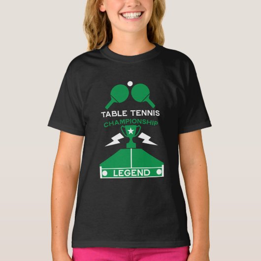 卓球大会 Tシャツ (正面)