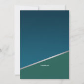 卓球招待状 招待状 (裏面)