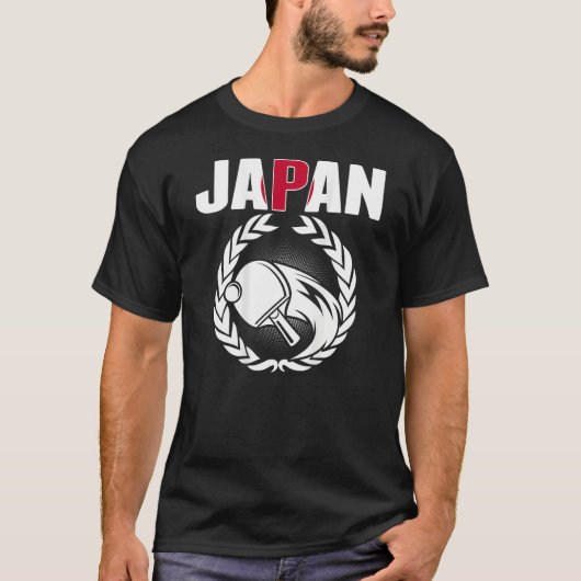 卓球日本代表応援グッズ 日本の誇り Tシャツ (正面)