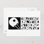 卓球生き延び ポストカード (正面/裏面)