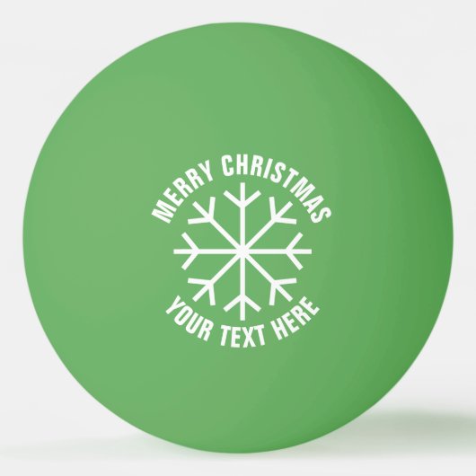 卓球用のカスタム クリスマスピンポン球 卓球ボール (正面)