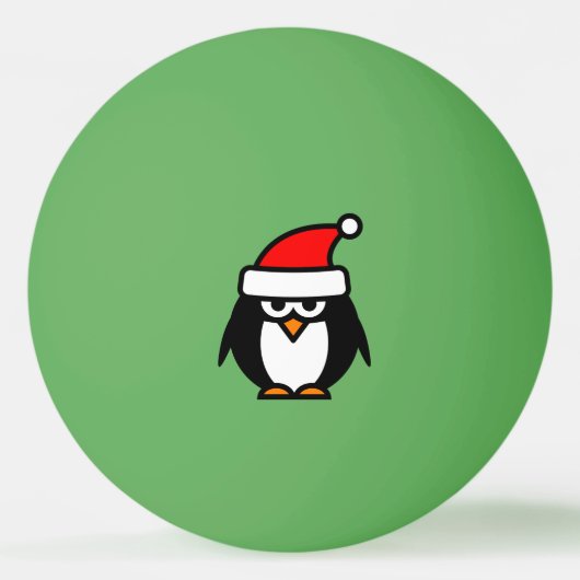 卓球用のクリスマスキャラクター ピンポン球 卓球ボール (正面)