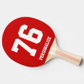 卓球用ジャージーナンバー卓球ラケット 卓球ラケット (横)