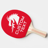 卓球用レッドドラゴンロゴ卓球ラケット 卓球ラケット (横)