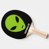 卓球用緑エイリアンヘッド卓球ラケット 卓球ラケット (横)