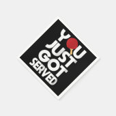 卓球男子バタフライピンポン スタンダードカクテルナプキン (角)